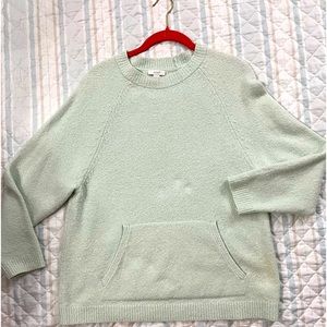 Pure J. Jill soft mint green Cozy Concepts Pullover Sweater Size: Petite Small